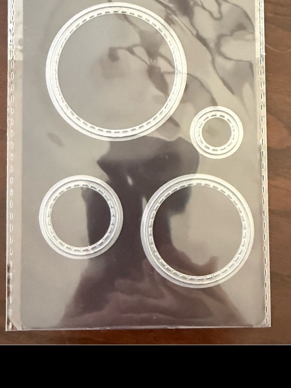 Close to My Heart Stitched Circles Thin Cuts  Dies Set - New